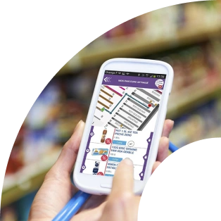 circle enterprise mobile etiquetagem digital para retalho
